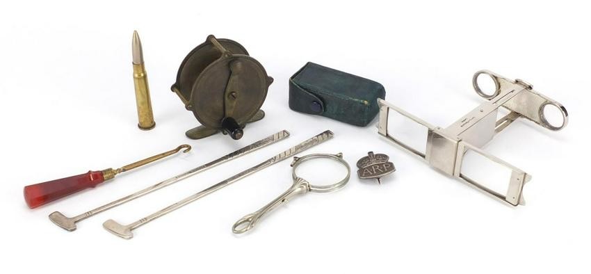 Objects including a trench art bullet design knife