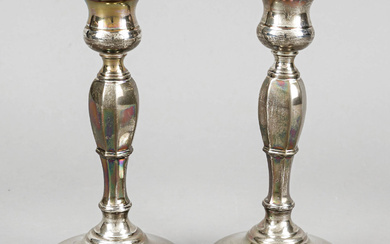 Pair of candlesticks, England, 1936