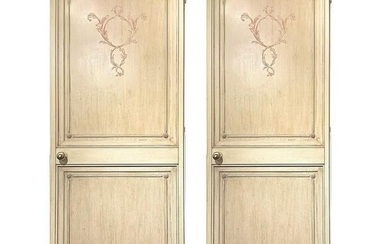 Pair of lacquered doors