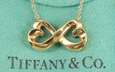 Paloma Picasso for Tiffany & Co. 18K Double Loving Heart Necklace