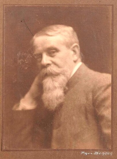 Paul BERGER (Fin XIXème début XXème) Portrait de Louis Majorelle.