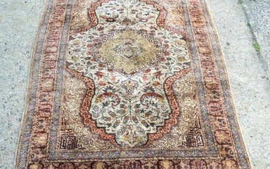 Hand-Knotted Persian-Style Rug