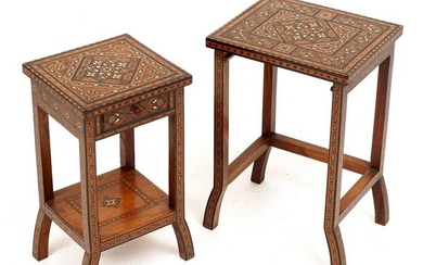 Persian / Turkish Mosaic Inlaid Nest of Tables