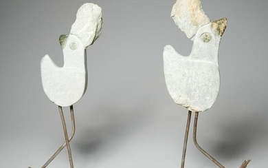 Peter Chidzonga (style), pair bird sculptures