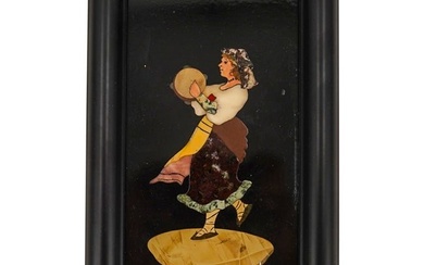 Pietra Dura Plaque of a Lady