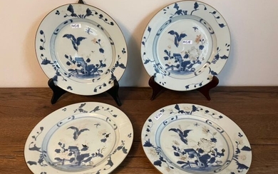 Plates (4) - Porcelain - China - Kangxi (1662-1722)