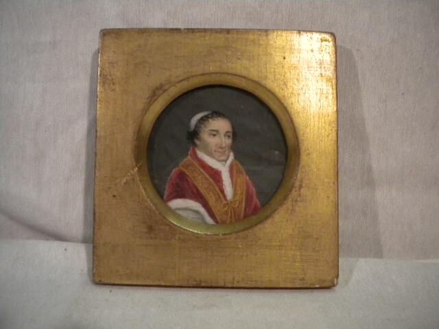 Portrait miniature of Pope Pio XII