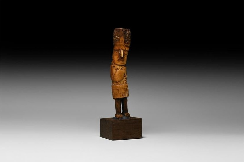 Pre-Columbian Huari Bone Figure