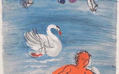 Raoul Dufy (1877-1953) - Leda et le cygne