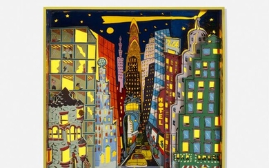 Red Grooms, City at Night: A Puzzle Block Set