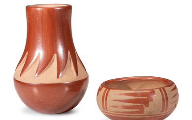 Redware Pottery,Crucita Calabaza, Blue Corn