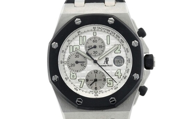 Reference 25940SK Royal Oak Offshore A stainless steel automatic chronograph wristwatch with date, Circa 2005