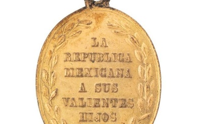 Republic of Mexico, Gold Medal for the Defence of Puebla, 1862