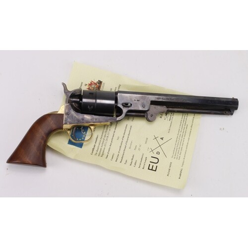 Revolver, a quality Pietta copy of a Colt Model 1851 Navy Re...