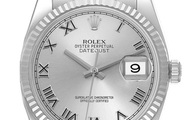 Rolex Datejust Steel White Gold