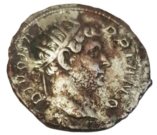 Roman Empire. Trajan Decius (AD 249-251). AR Antoninianus,commemorative issue for Divus Hadrianus (died AD 138), Rome, AD 250-251