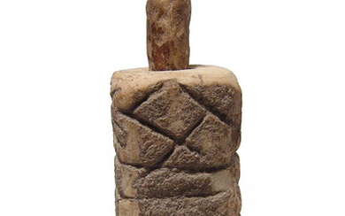 Romano-Egyptian/Coptic bone cosmetic container