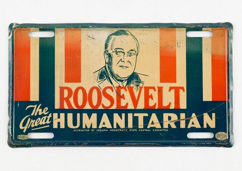Roosevelt Humanitarian License Plate Topper