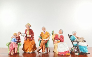 Royal Doulton: a collection of five figures comprising "When...