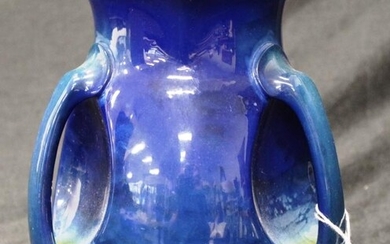 Royal Worcester 'Sabrina Ware' vase tri-handle vase,marked to base...