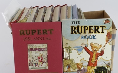Rupert Bear. A collection of eleven Rupert Annual Facsimiles...