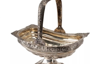Russian silver candy bowl. St. Petersburg 1837
