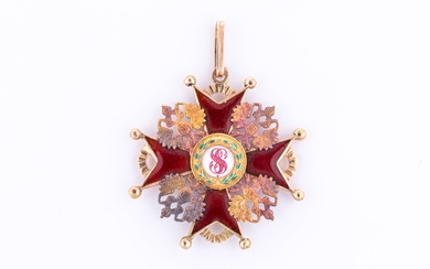 Russie - Ordre royal de Saint-Stanislas (fondé en 1765), Bijou de 3e classe (chevalier)