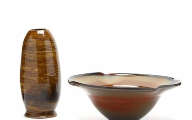 SC Studio Pottery, Two Works by Dale Duncan