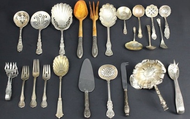 SILVER. Collection of (23) Sterling and Silver