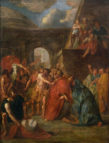 Scuola Italiana del XVI - XVII Secolo - Cristo portato a processo dopo la cattura
