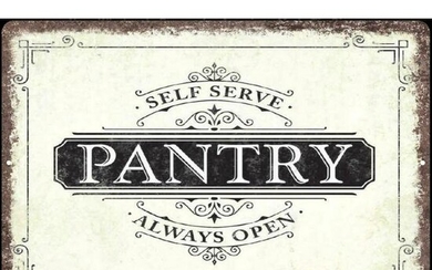 Self Serve Pantry Metal Inn Sign