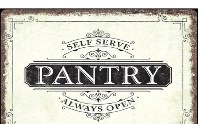 Self Serve Pantry Metal Inn Sign