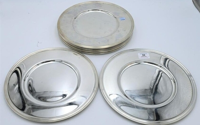 Set of 12 Christofle Service Plates