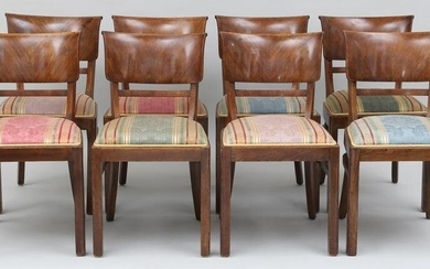 Set of (8) Biedermeier-style side chairs