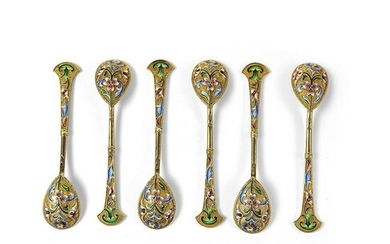 Set of Russian spoons