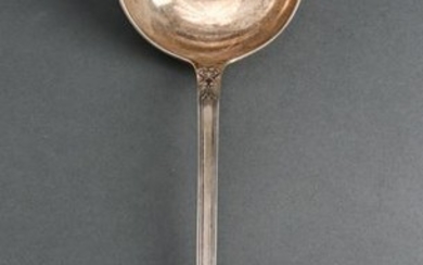 Silver Punch Ladle with Bow Surmount