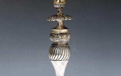 Silver candlestick, German, Breslau, around 1834-39, 13-lot, probably...