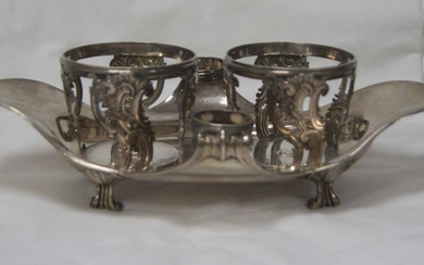 Silver winch holder. French work from the 18th century. Weight : 590 g Length : 29 cm