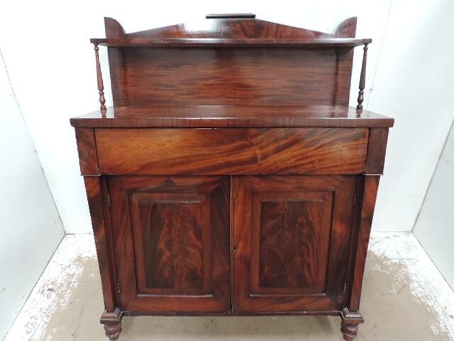 Small Early 19th Century Mahogany Chiffoniere with Egyptian Style...