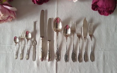 Solingen, Sollingen Jäger - Cutlery set for 12 (157) - Silver-plated