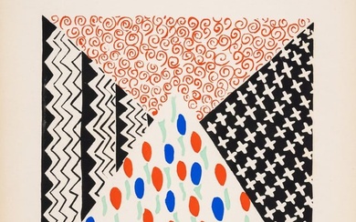 Sonia Delaunay (1885-1979) Planche 39, from Compositions Couleurs Idées