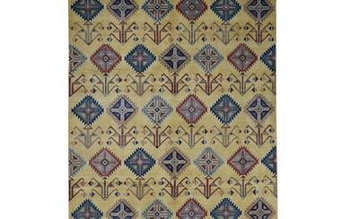 Special Kazak With Southwestern Design Hand-Knotted