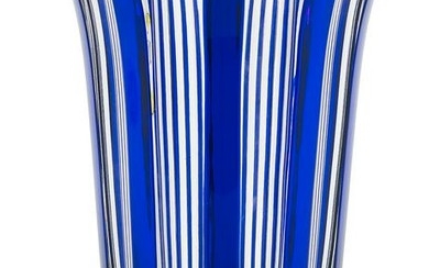 St. Louis Cobalt-Plated Contemporary Vase