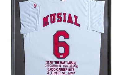 Stan Musial Signed Jersey