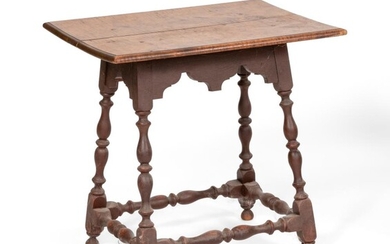 WILLIAM & MARY-STYLE TAVERN TABLE ATTRIBUTED TO BILL...