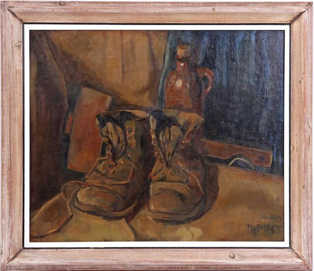 Still life with pair of shoes