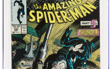 The Amazing Spider-Man #294 (Marvel, 1987) CGC NM 9.4...