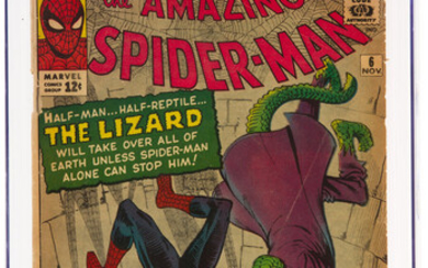 The Amazing Spider-Man #6 (Marvel, 1963) CGC VG- 3.5...