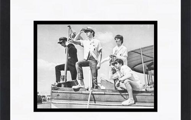 The Beatles - a trip around Miami Harbor Custom Framed Print