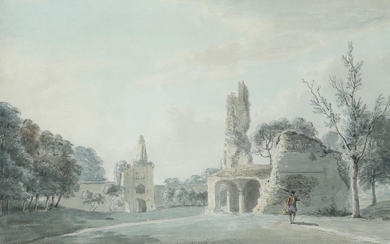 Thomas Rackett (1757-1841) Sherborne Castle Watercolour 24.7 x...